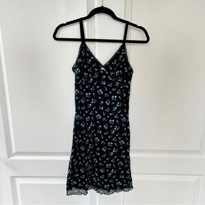 VINTAGE 90s Ditsy Floral Sundress — Size 4